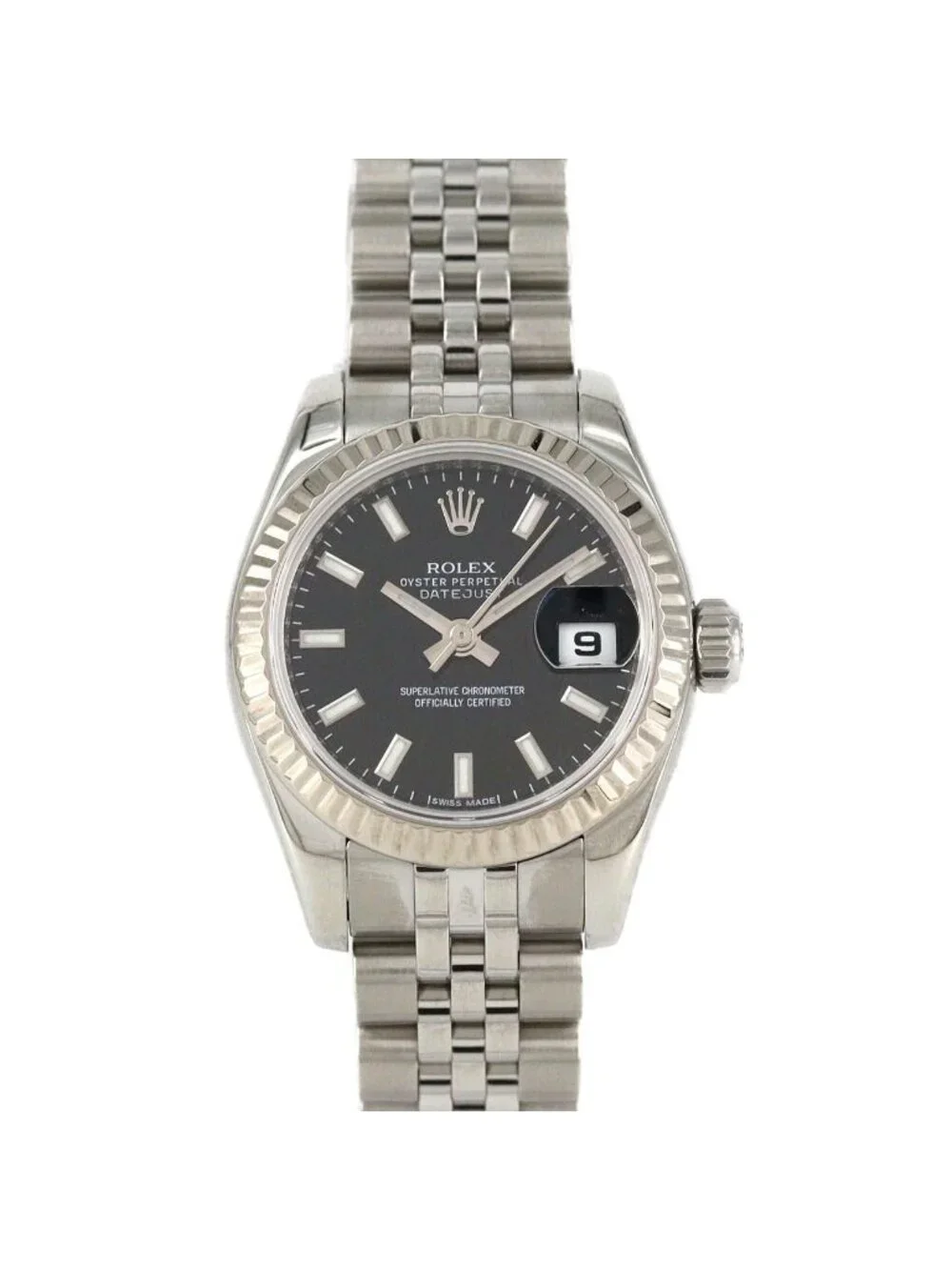 Rolex Datejust Stainless Steel White Gold Automatic